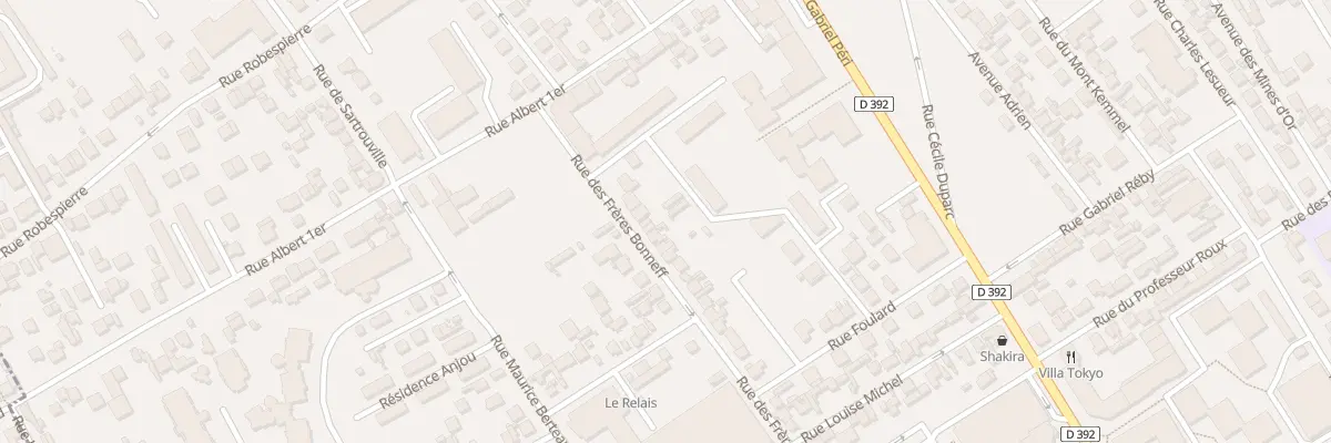 Plan du 114B Rue des Frères Bonneff à Bezons