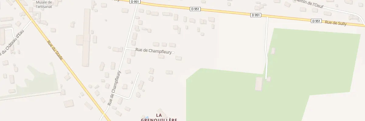 Plan du 15 Rue de Champfleury à Tigy