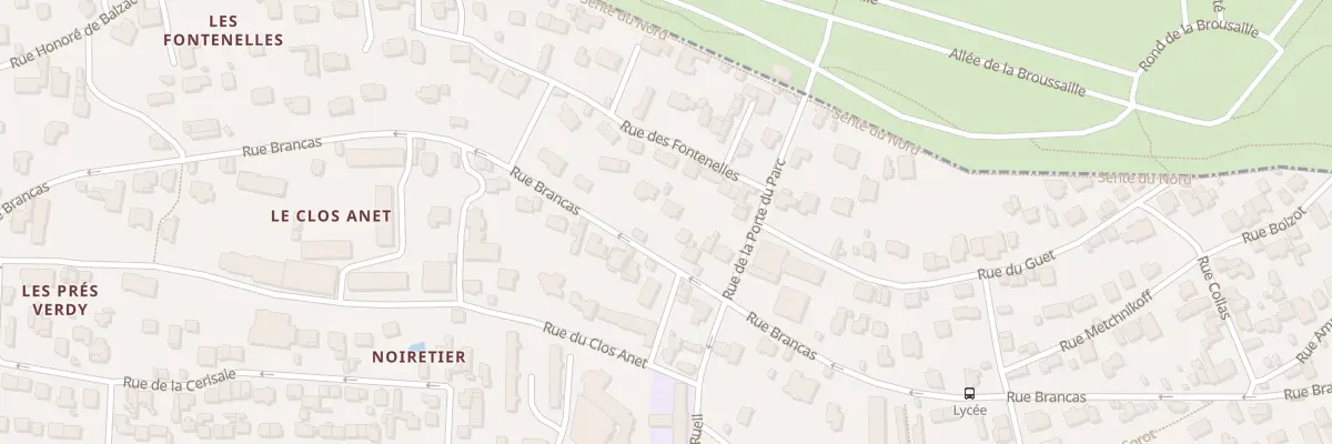 Plan du 94T Rue Brancas à Sèvres