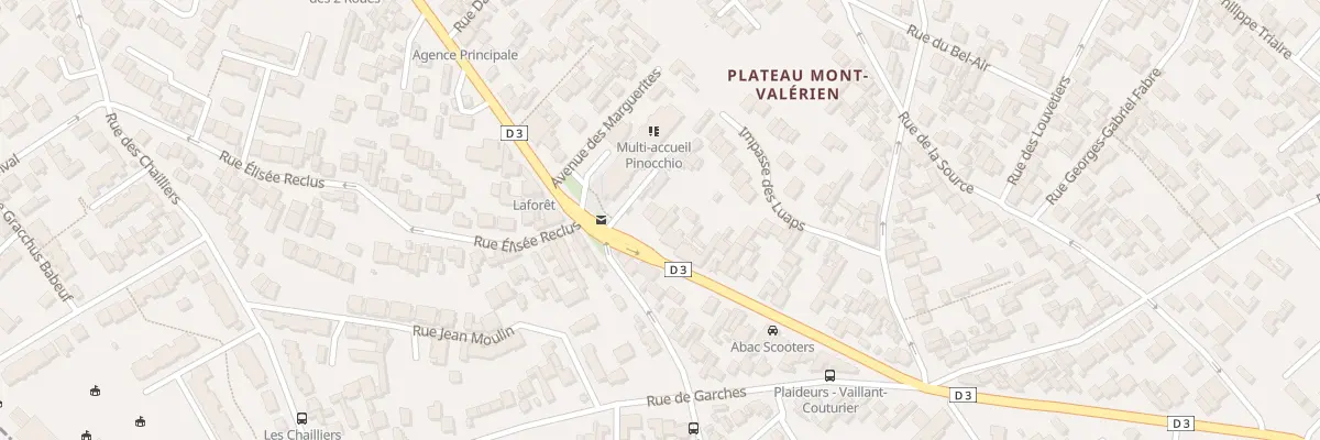 Plan du 221 Rue Paul Vaillant-Couturier à Nanterre