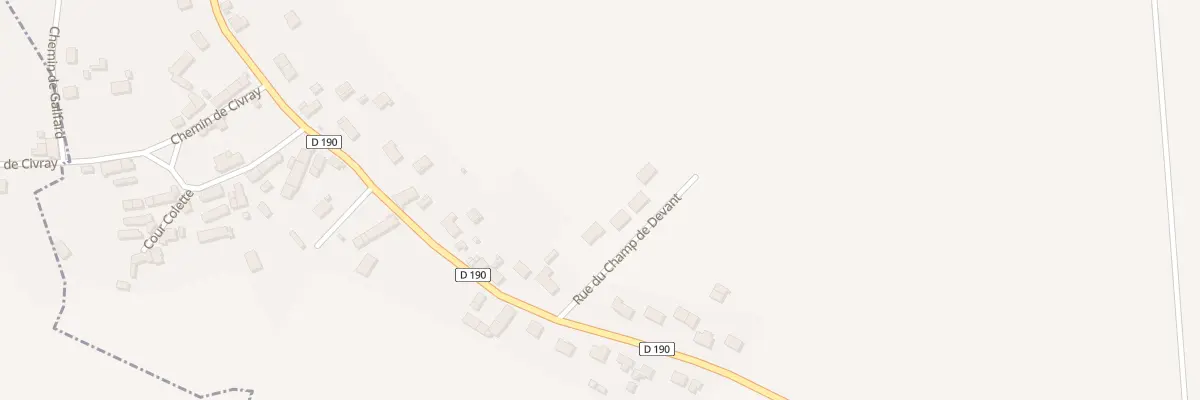Plan du 3 Rue du Champ de Devant à Villeneuve-sur-Cher