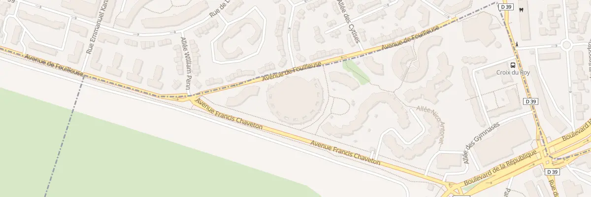 Plan du 13 Av de la Fouilleuse à Saint-Cloud