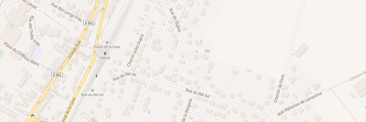 Plan du 24 Rue de l’Eglise à Mériel