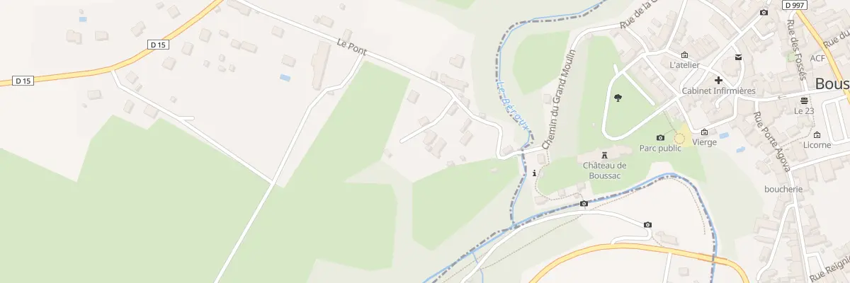 Plan du 40 Le Pont à Boussac-Bourg