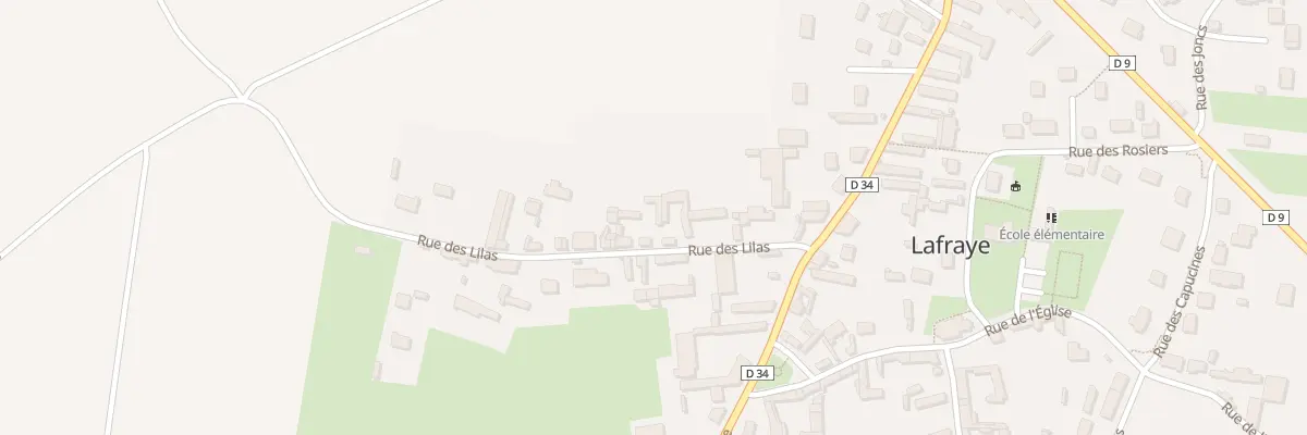 Plan du 12 Rue des Lilas à Lafraye