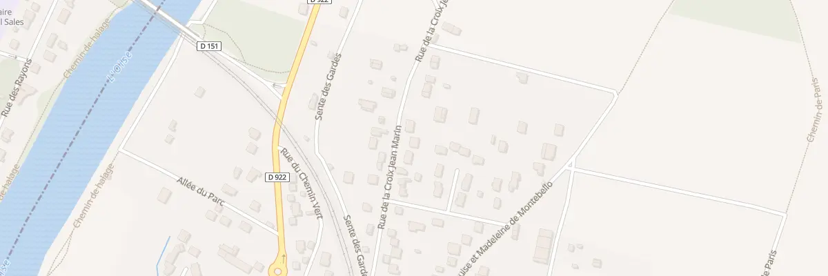 Plan du 41 Rue de la Croix Jean Marin à Mériel