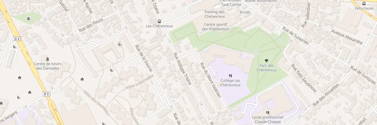 Plan du 63 Rue Philippe Triaire à Nanterre