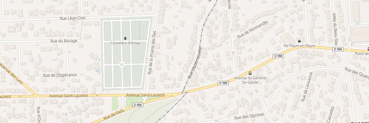 Plan du 30 Rue Mademoiselle à Orsay