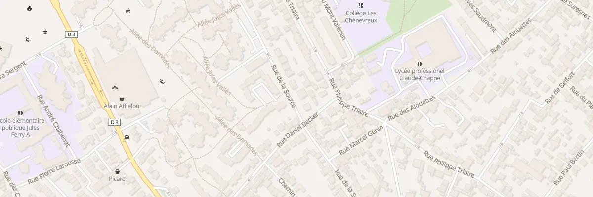 Plan du 97 Rue de la Source à Nanterre