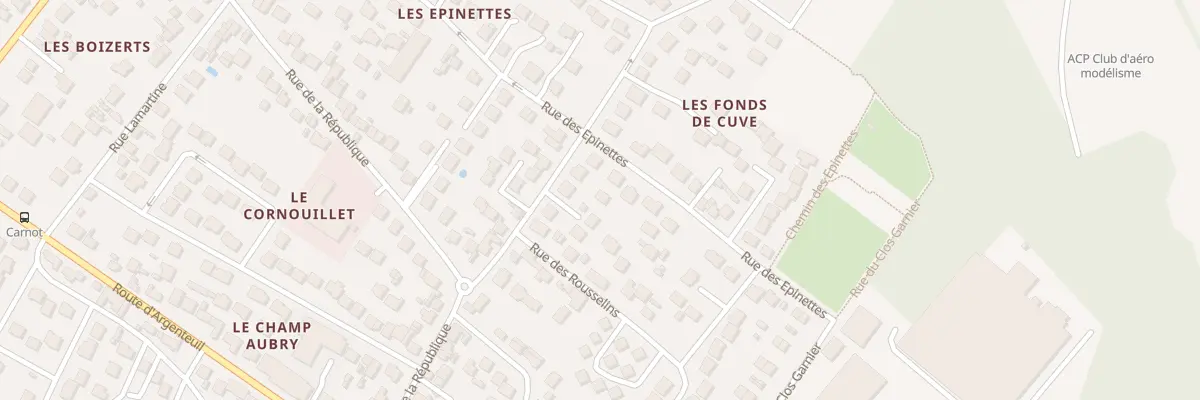 Plan du 2 Imp des Aubepines à Cormeilles-en-Parisis