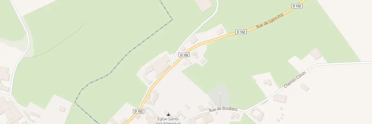 Plan du 66 Rue de Saint Pol à Monchel-sur-Canche
