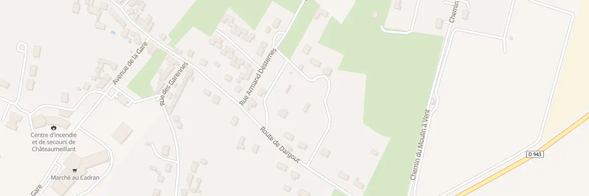 Plan du 5B Rte de Dargout à Châteaumeillant