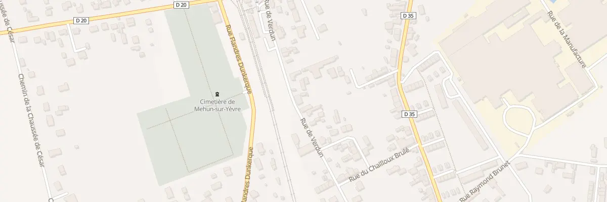 Plan du 13 Rue de Verdun à Mehun-sur-Yèvre