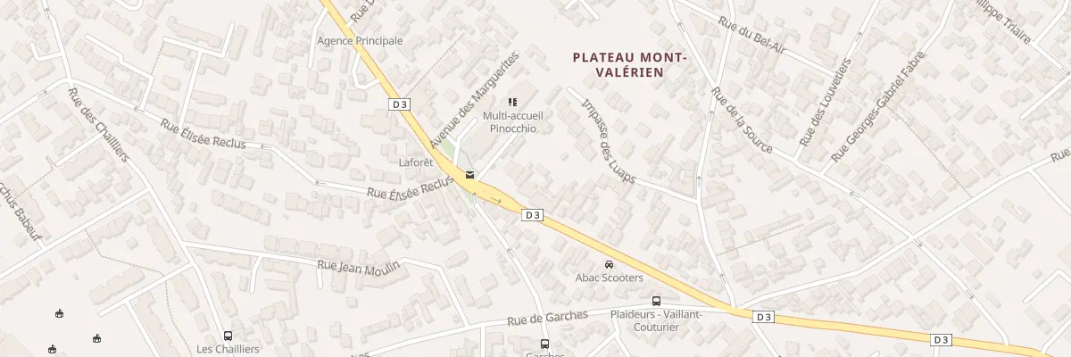 Plan du 225 Rue Paul Vaillant-Couturier à Nanterre