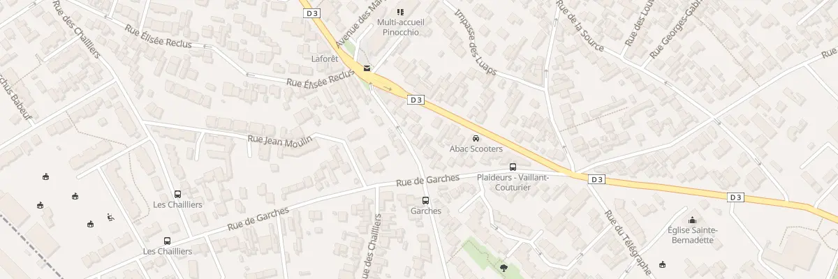 Plan du 21 Rue du Calvaire à Nanterre