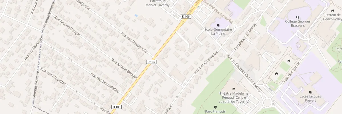 Plan du 175 Rue d’Herblay à Taverny