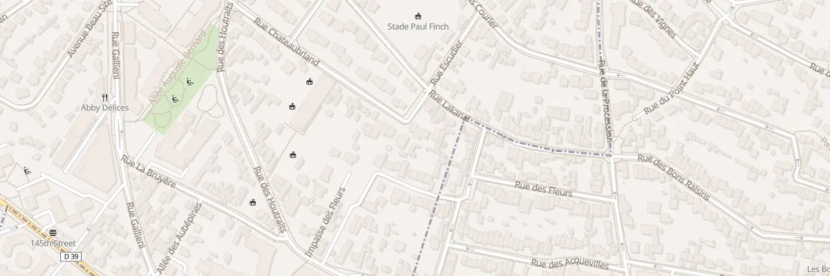 Plan du 94 Rue Chateaubriand à Rueil-Malmaison