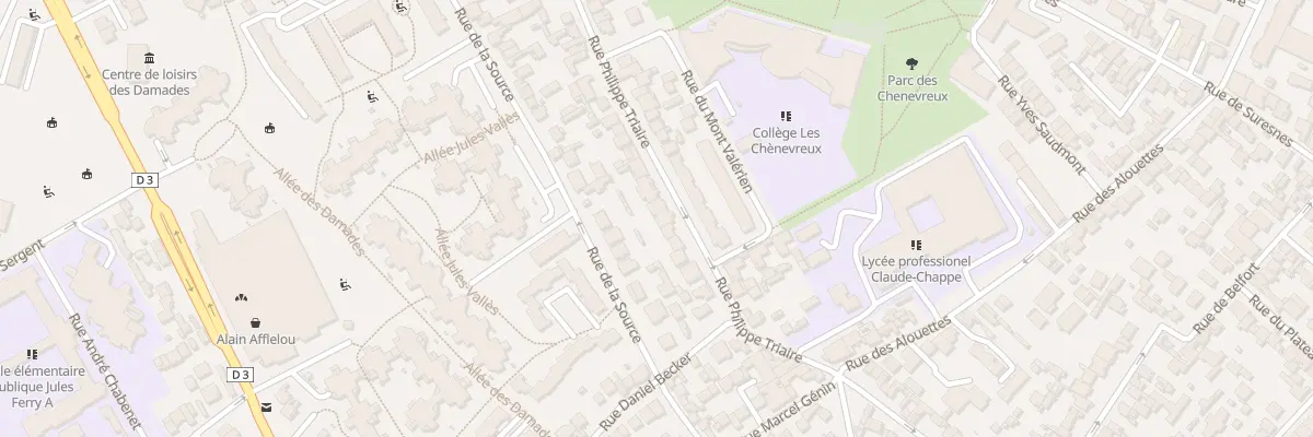 Plan du 98 Rue Philippe Triaire à Nanterre