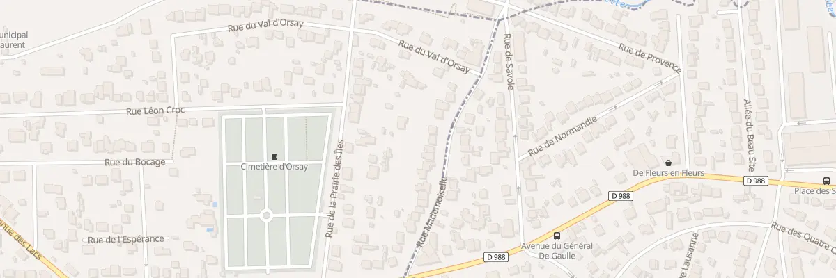 Plan du 14 Rue Mademoiselle à Orsay