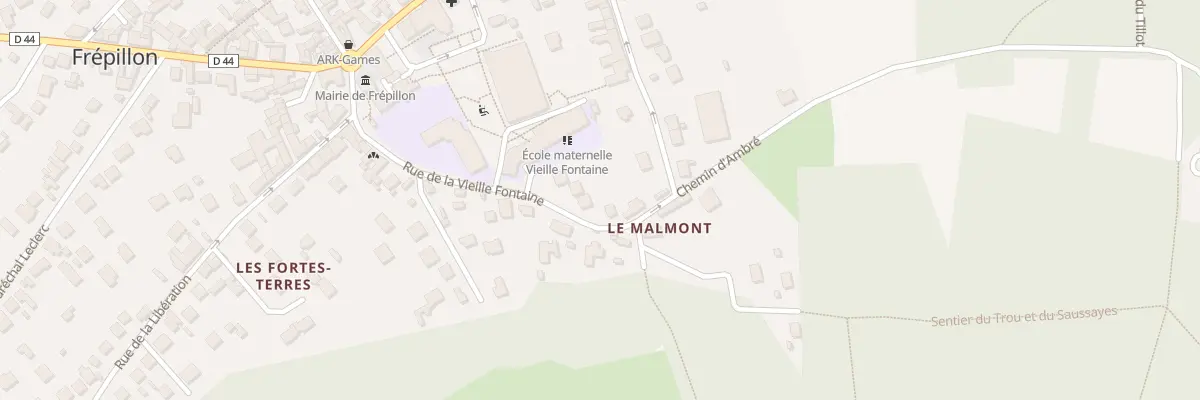 Plan du 9B Rue de la Vieille Fontaine à Frépillon