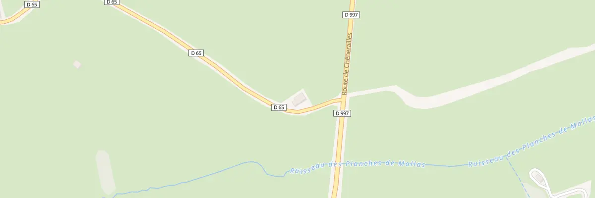Plan du 1 Les Dauvieres à Saint-Chabrais