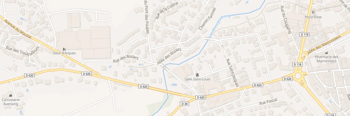 Plan du 14 Rue des Rosiers à Limoux