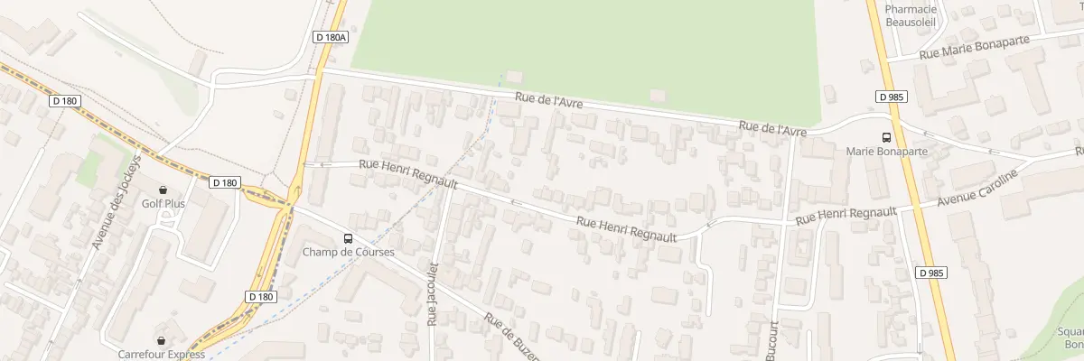 Plan du 58 Rue Henri Regnault à Saint-Cloud