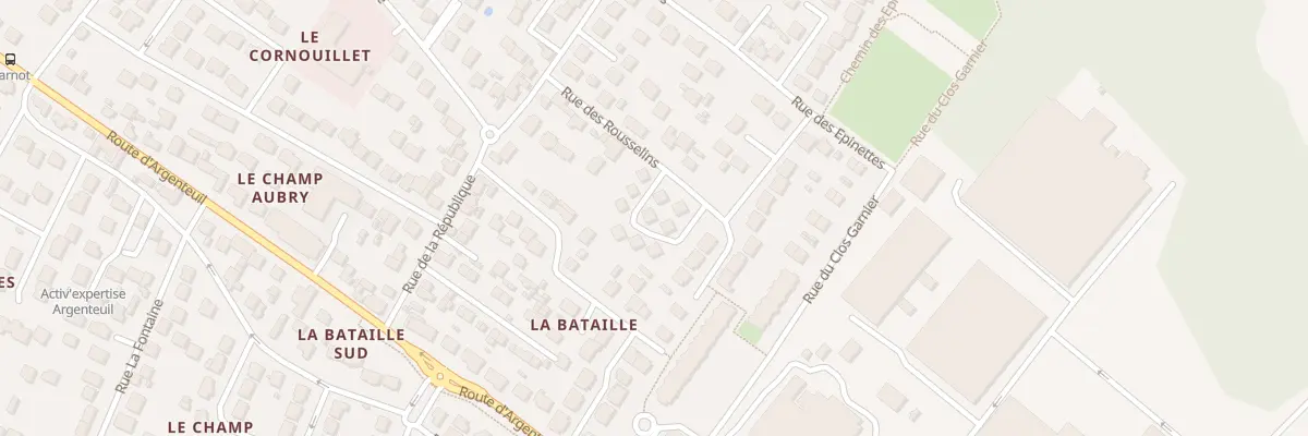 Plan du 14 Rue des Rousselins à Cormeilles-en-Parisis