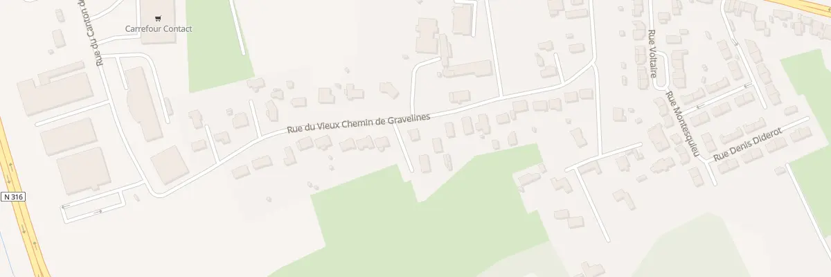 Plan du 311 Rue Vieux Chem de Gravelines à Loon-Plage