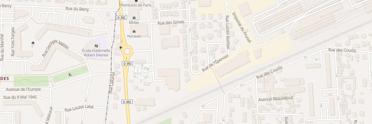 Plan du 7 Rue de l’Epervier à Argenteuil