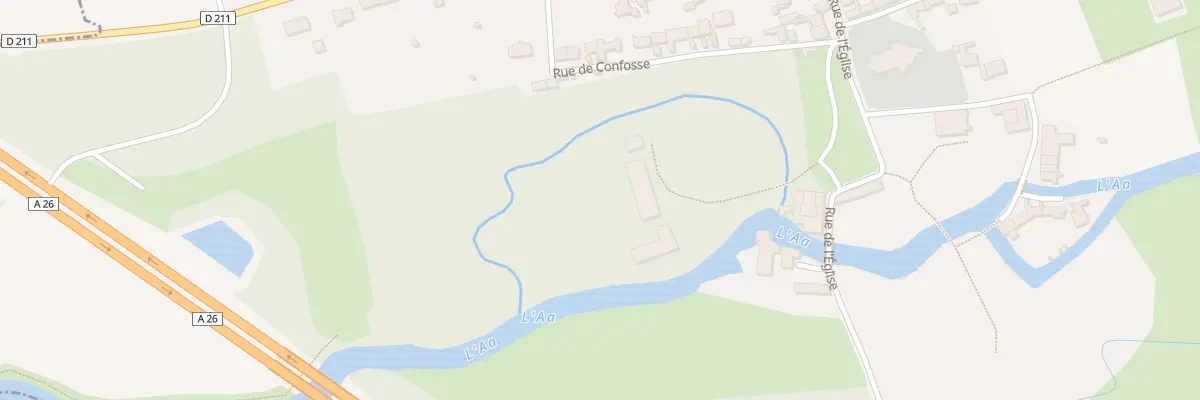 Plan du 35 Rue de l’Eglise à Hallines