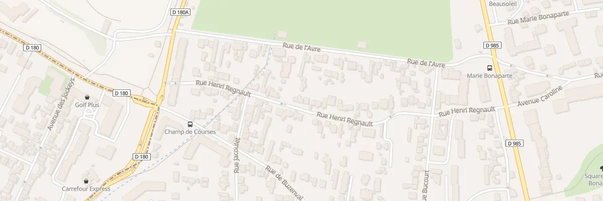 Plan du 56B Rue Henri Regnault à Saint-Cloud