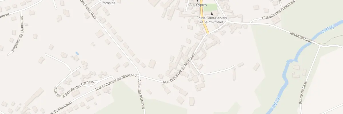 Plan du 14B Rue Duhamel du Monceau à Pithiviers-le-Vieil