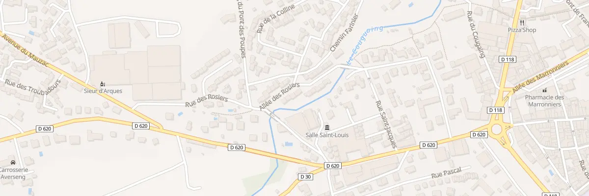 Plan du 16 Rue des Rosiers à Limoux