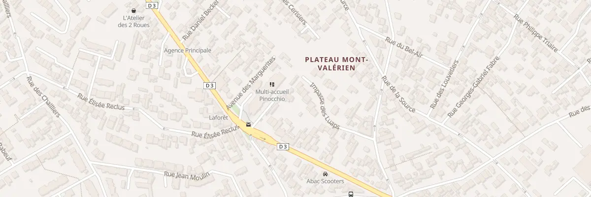 Plan du 25 Imp des Luaps à Nanterre