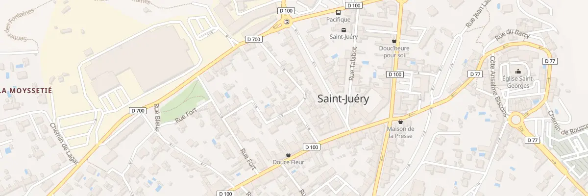 Plan du 7 Rue du Bac à Saint-Juéry