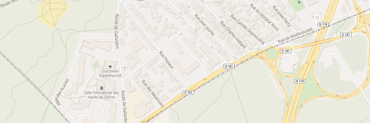 Plan du 52 Rte du Pavé des Gardes à Sèvres