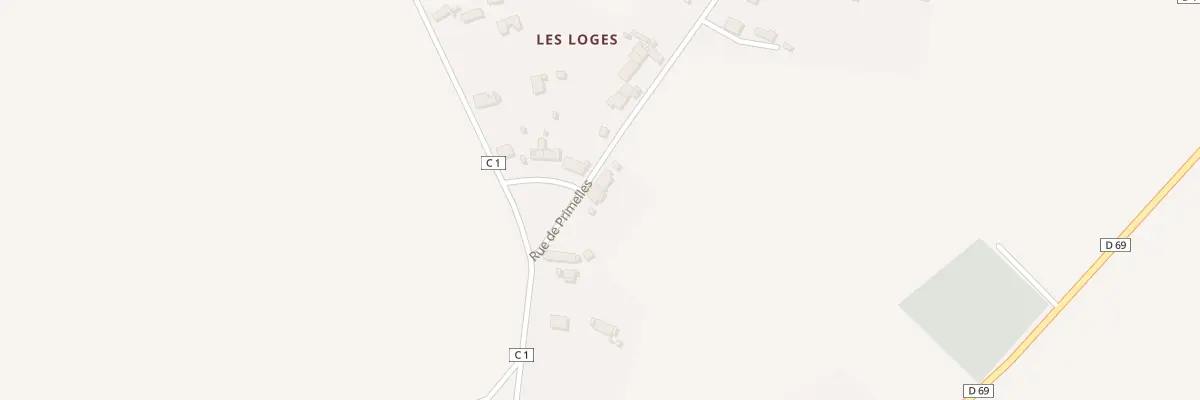 Plan du 3 Rue de Primelles à Saint-Baudel