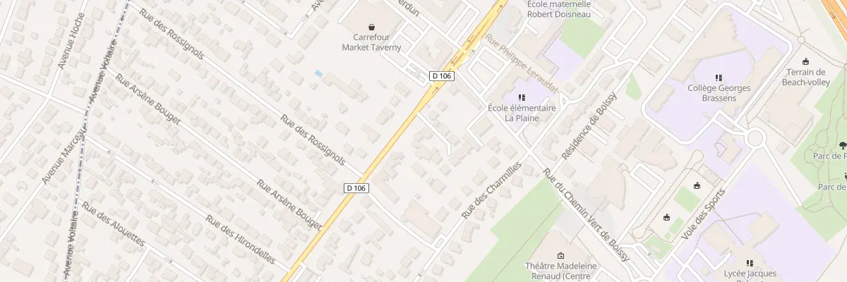 Plan du 167 Rue d’Herblay à Taverny