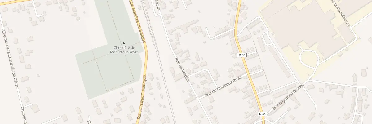 Plan du 17 Rue de Verdun à Mehun-sur-Yèvre
