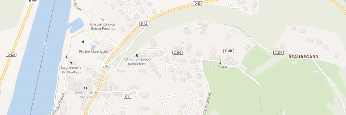 Plan du 4 Lot de Boisse à Boisse-Penchot