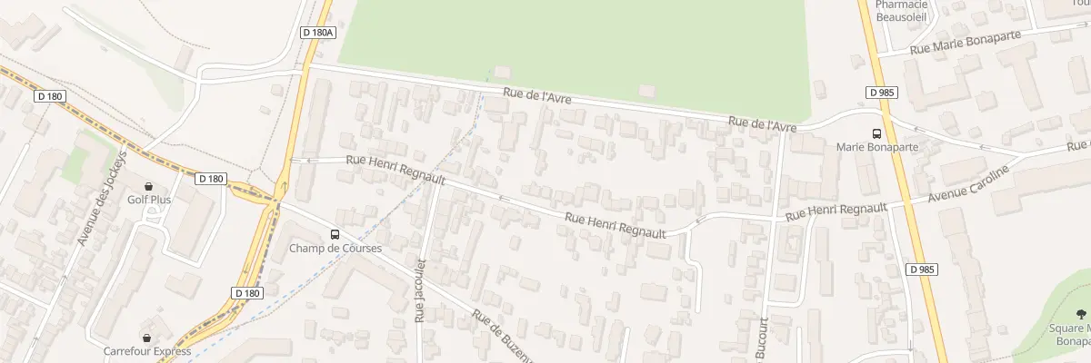 Plan du 56 Rue Henri Regnault à Saint-Cloud