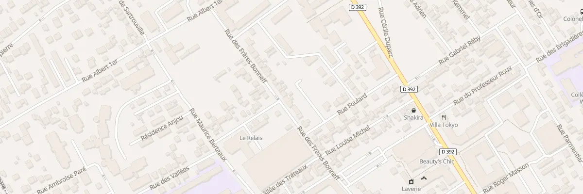 Plan du 100 Rue des Frères Bonneff à Bezons