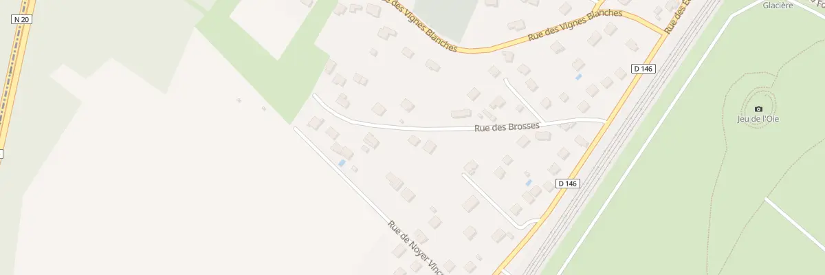 Plan du 21 Rue des Brosses à Chamarande