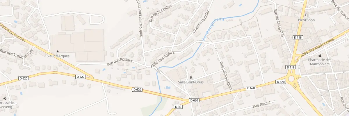 Plan du 18 Rue des Rosiers à Limoux