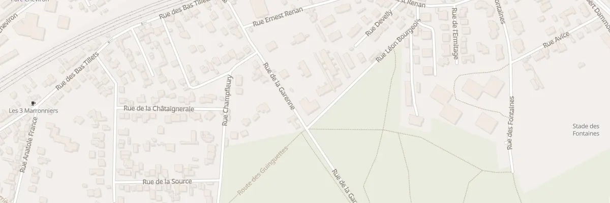 Plan du 29 Rue de la Garenne à Sèvres