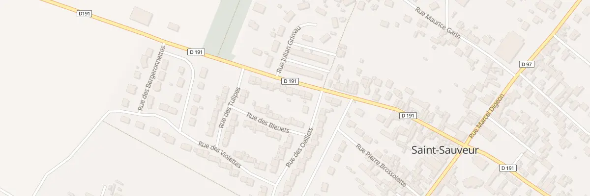 Plan du 277 Rue Roger Salengro à Saint-Sauveur