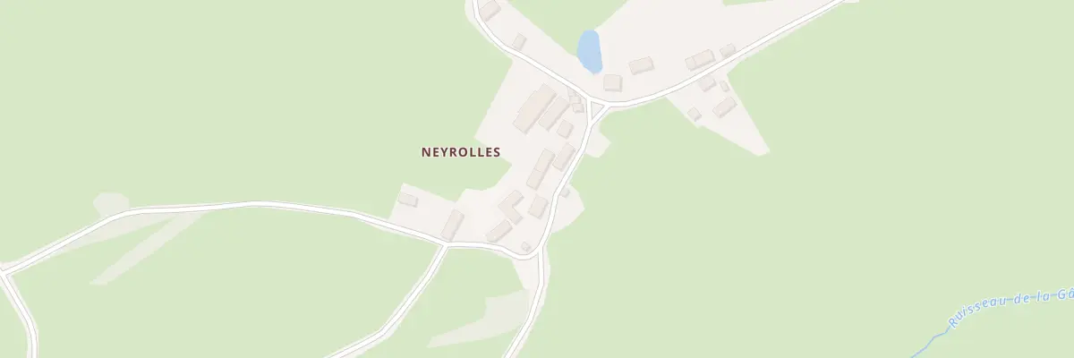Plan du 6 Neyrolles à Saint-Chabrais