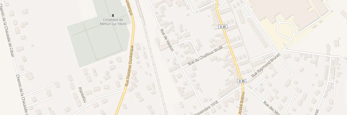 Plan du 4 Rue de Verdun à Mehun-sur-Yèvre