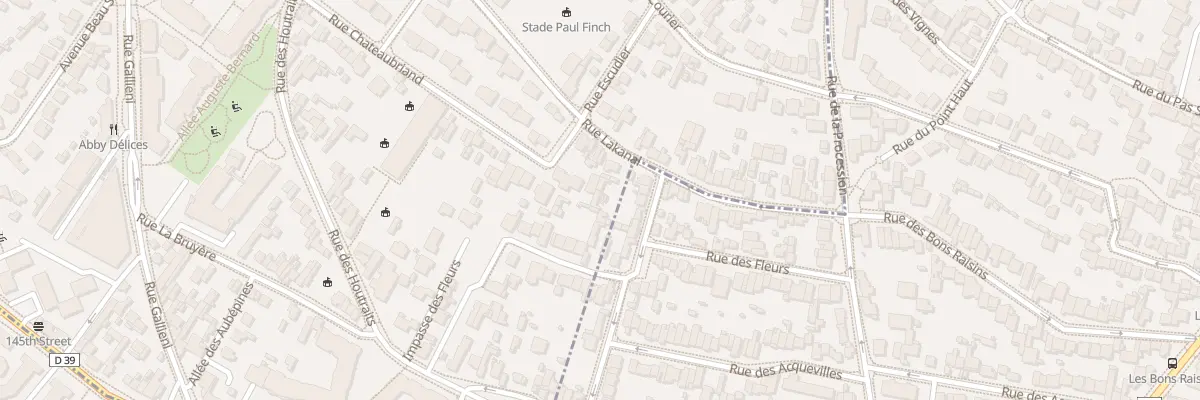 Plan du 94 Rue Lakanal à Rueil-Malmaison